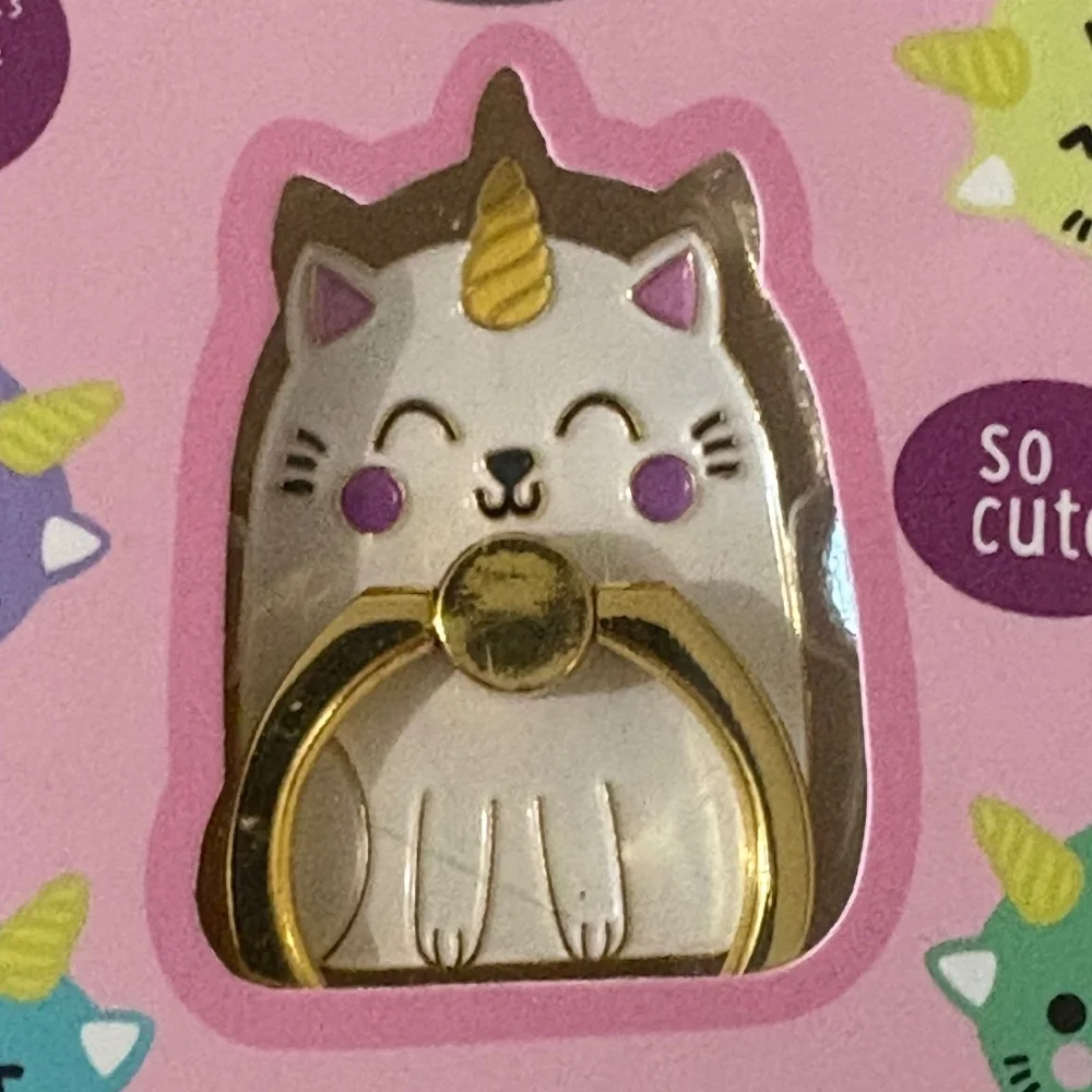 NWT Super Cute Kittycorn Phone Ring